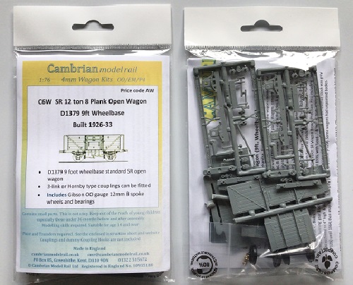 Cambrian C006W SR 12ton 8 Plank Open Wagon Kit